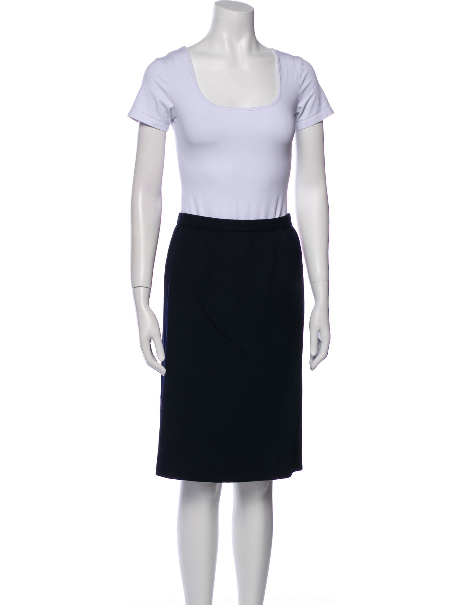 Pauline Trigere Wool Plaid Print Skirt Suit